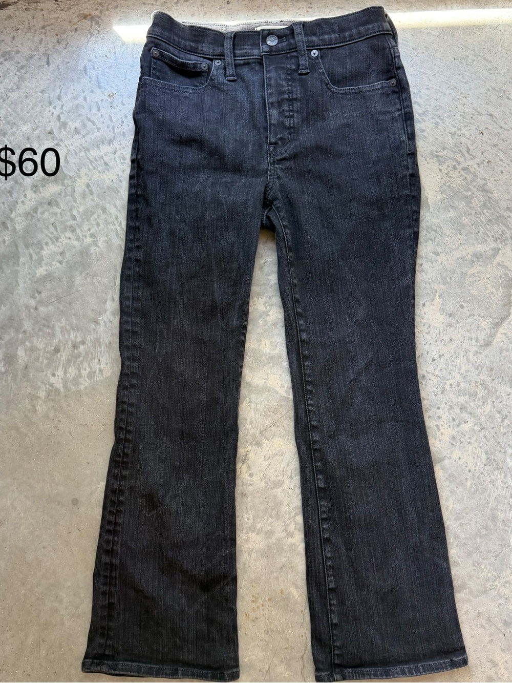 Madewell Women’s Black Straight-Leg Jeans